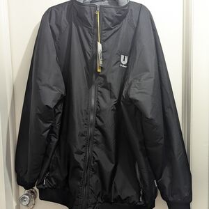Black All Season Jacket with Logo